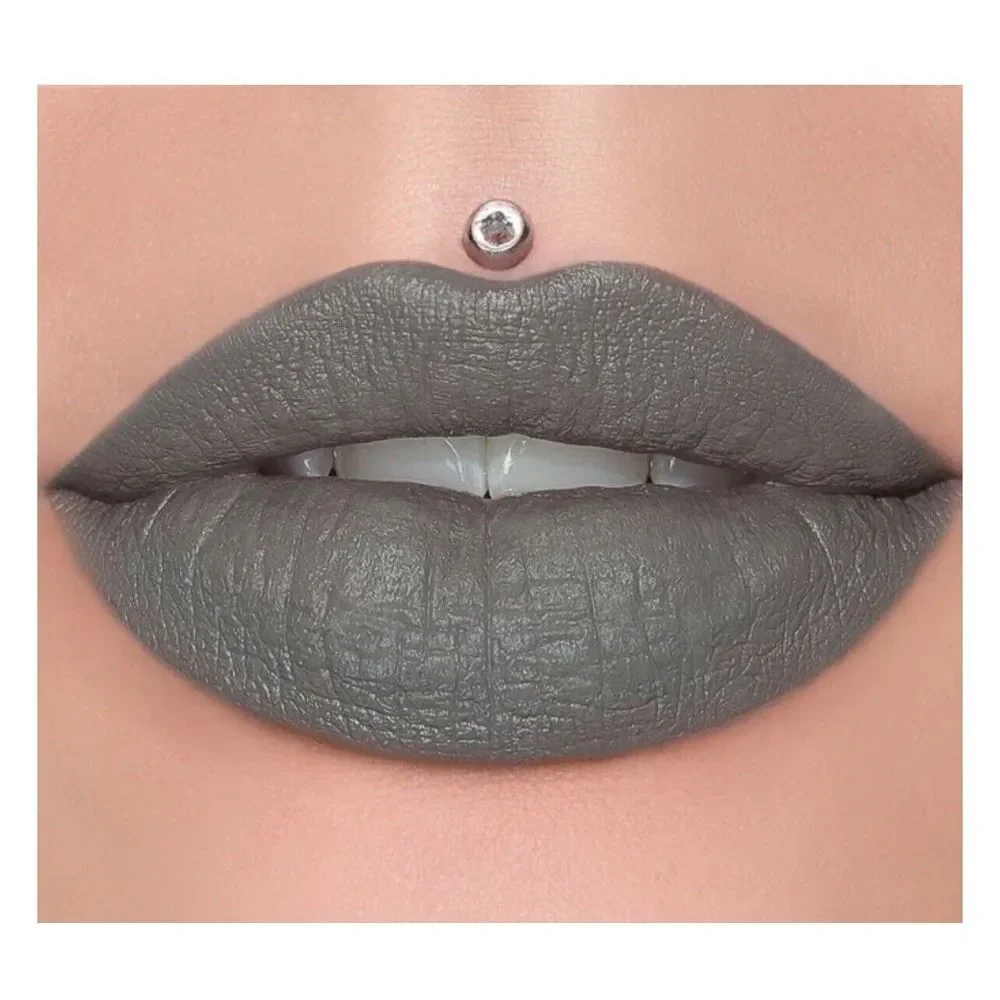 Jeffree Star‎ Velvet Trap Lipstick Drill Sergeant Sultry Grey Gray New